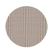Round Placemats in Midtone Greige with Light Greige