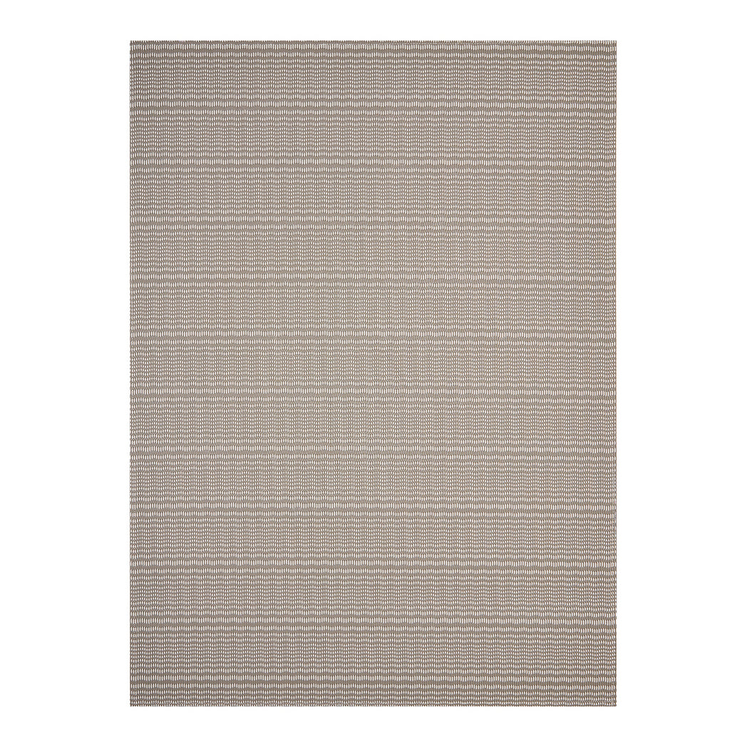 Stone Woven Floor Mat in Dark Navy Blue with Light Blue