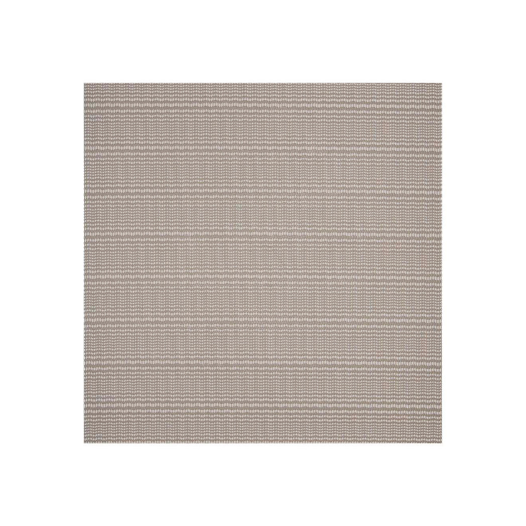 Square Woven Floor Mat in Midtone Greige with Light Greige