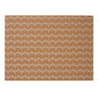 Butterscotch Placemats in Dark Warm Tan and Off White