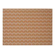 Butterscotch Placemats in Dark Warm Tan and Off White