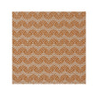 Butterscotch Woven Floor Mat in Dark Warm Tan and Off White