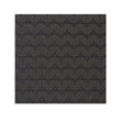 Night Woven Floor Mat in Metallic Dark Grey and Black