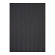 Night Woven Floor Mat in Metallic Dark Grey and Black