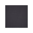 Square Woven Floor Mat in Metallic Dark Grey and Black