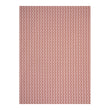 Paprika Woven Floor Mat in Pink and Warm Red