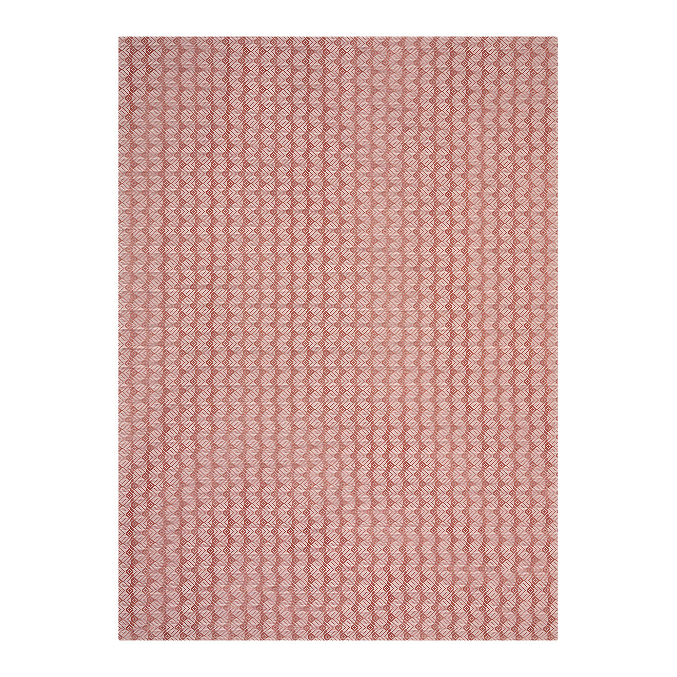 Paprika Woven Floor Mat in Pink and Warm Red