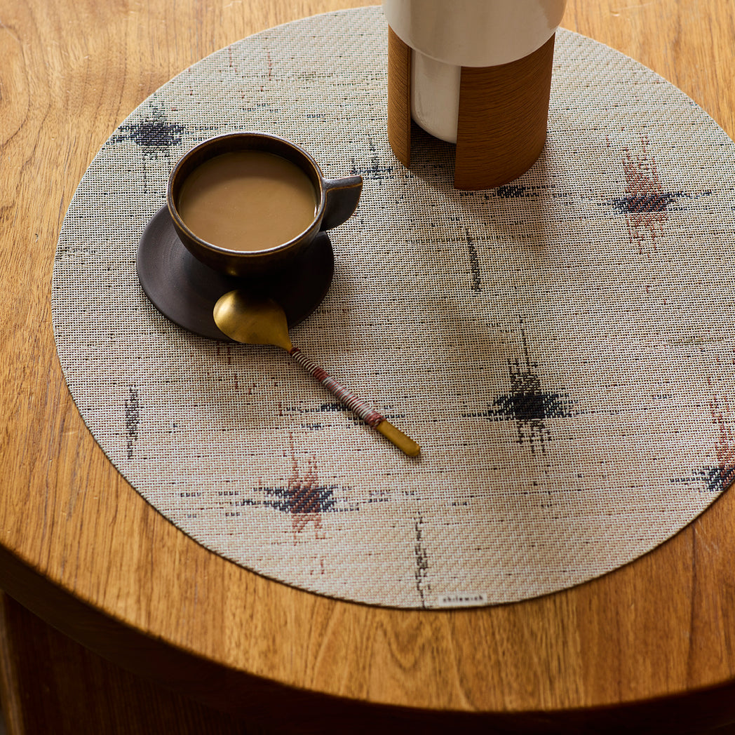Spark Placemats - Almond Round