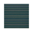 Ivy Woven Floor Mat in Dark Green Base with Muted Purple, Light Pink, Midtone Blue and Light Green