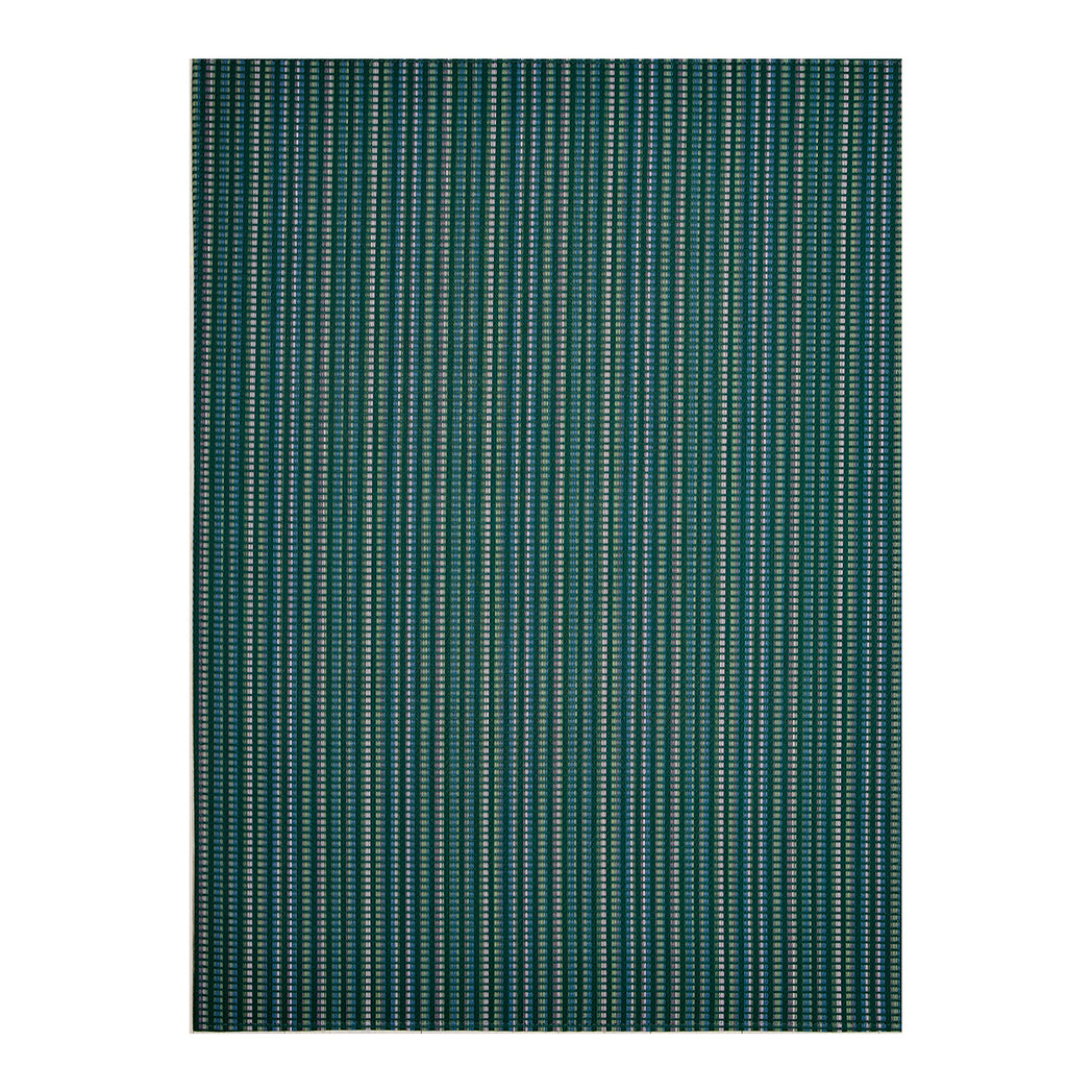Ivy Woven Floor Mat in Mix of Light Warm Beige and White