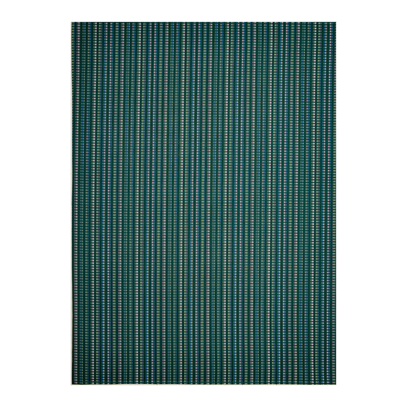 Ivy Woven Floor Mat in Mix of Light Warm Beige and White