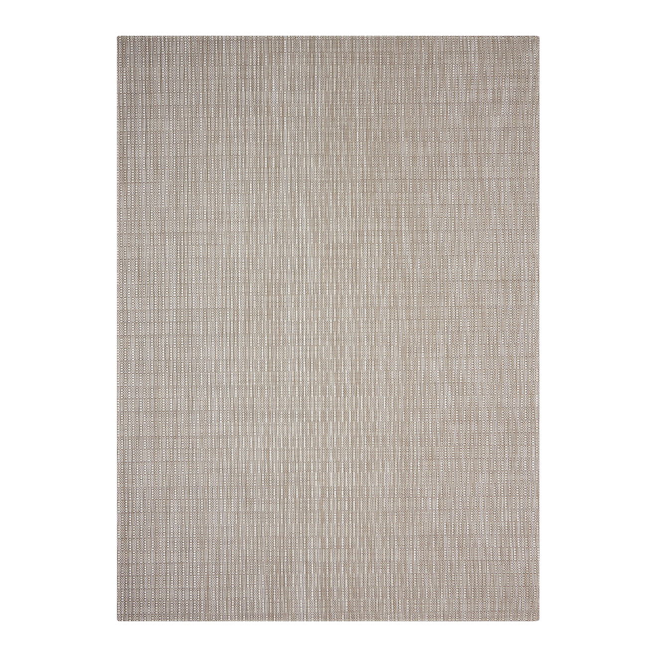 Pebble Woven Floor Mat in Mix of Light and Midtone Greige with White
