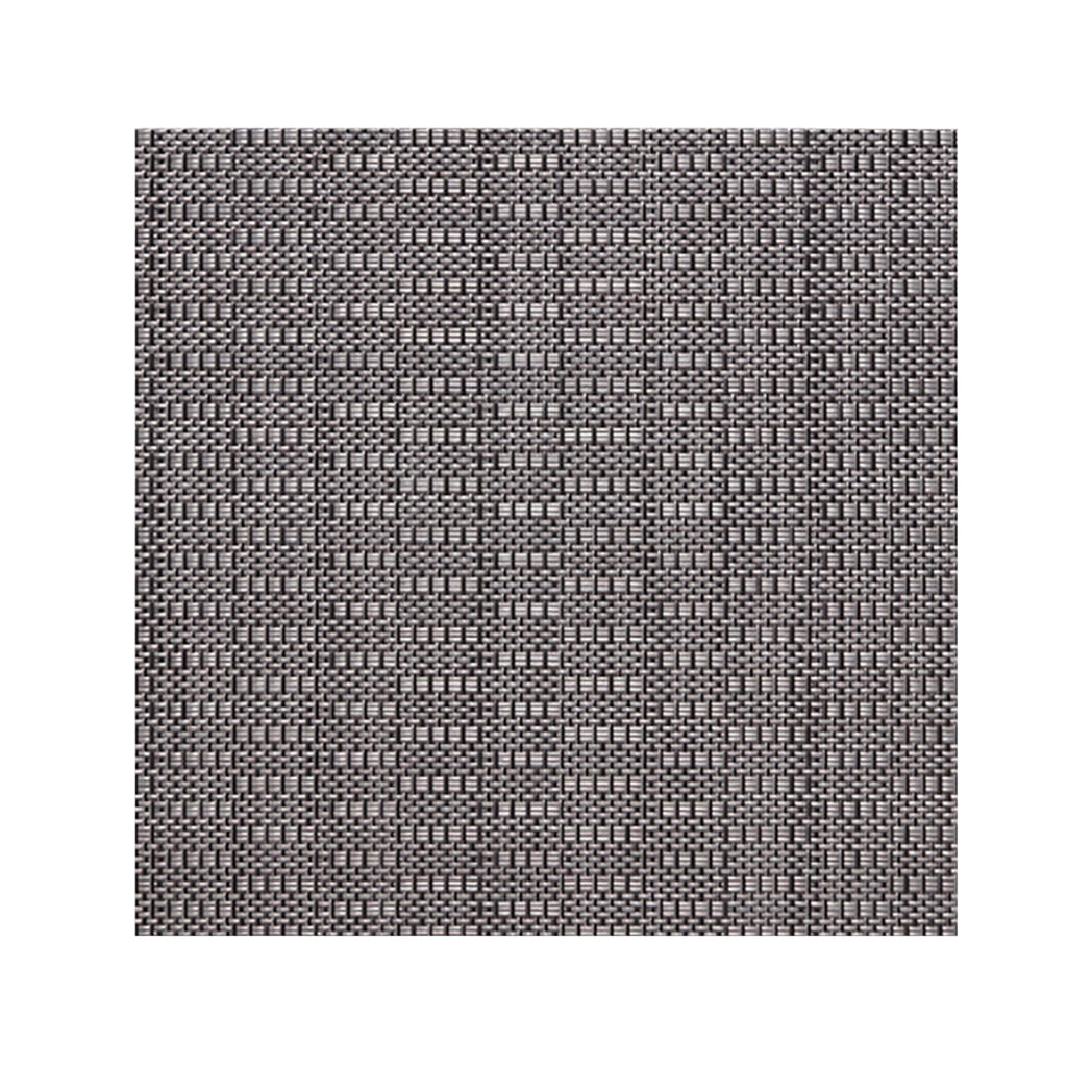 Pewter Woven Floor Mat in Midtone Cool Silver Grey with Dark Cool Grey