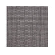 Pewter Woven Floor Mat in Midtone Cool Silver Grey with Dark Cool Grey