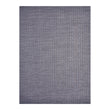 Pewter Woven Floor Mat in Midtone Cool Silver Grey with Dark Cool Grey