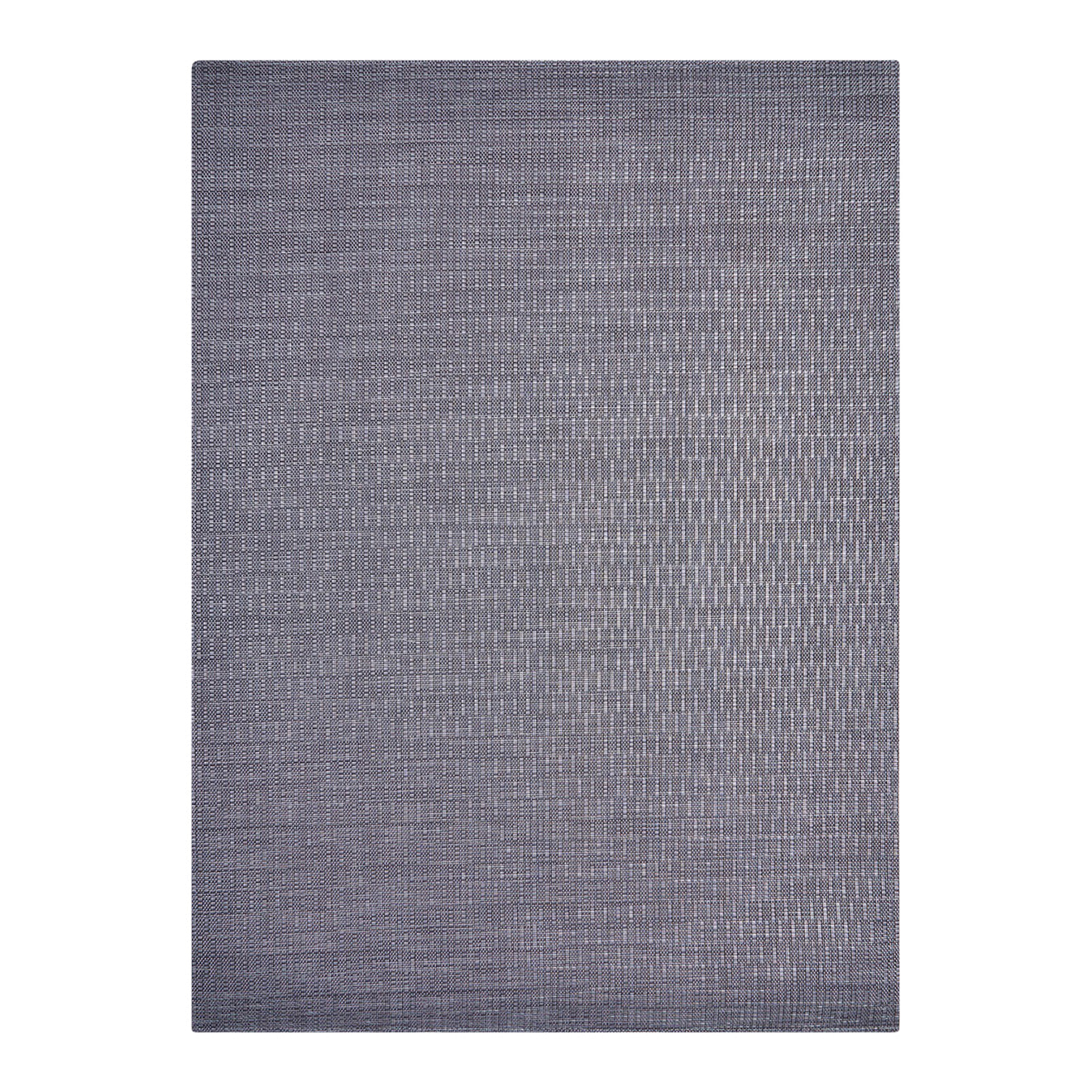 Pewter Woven Floor Mat in Midtone Cool Silver Grey with Dark Cool Grey