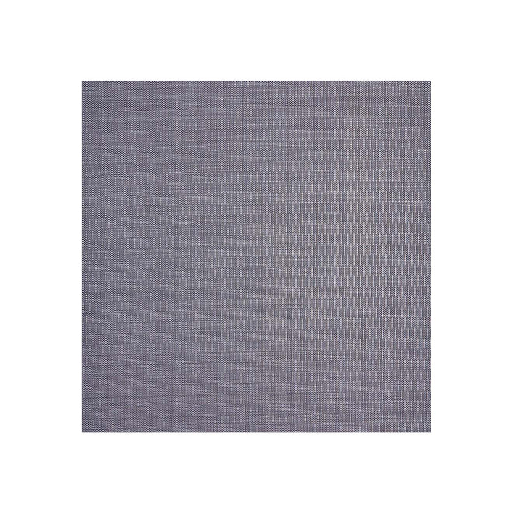 Square Woven Floor Mat in Midtone Cool Silver Grey with Dark Cool Grey