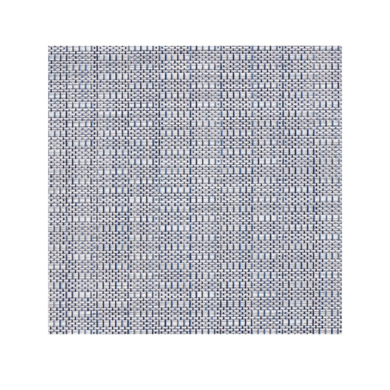 Rain Woven Floor Mat in Mix of Midtone and Dak Blue with White
