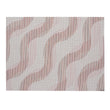 Magnolia Placemats in Light Neutral Beige Base with Muted Pink and Midtone Brown