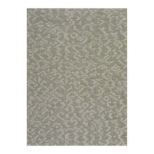 Artichoke Woven Floor Mat in Mix of Midtone Warm Green and White
