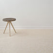 Beech Woven Floor Mat with Prop in Mix of Light Warm Beige, White and Greige