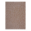 Pecan Woven Floor Mat in Mix of Midtone Warm Brown, Light Griege and White