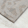 Tumbleweed Woven Floor Mat Detail in Mix of Light Warm Grey, Golden Brown and Dark Brown