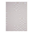 Rectangle Woven Floor Mat in Mix of Light and Midtone Neutral Beige