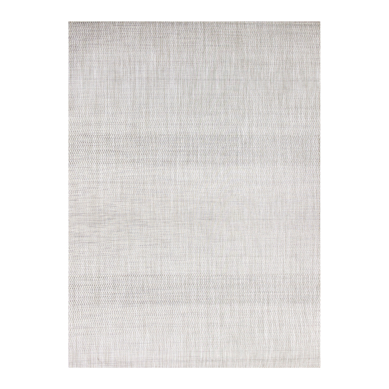 Rectangle Woven Floor Mat in Light Warm Grey 