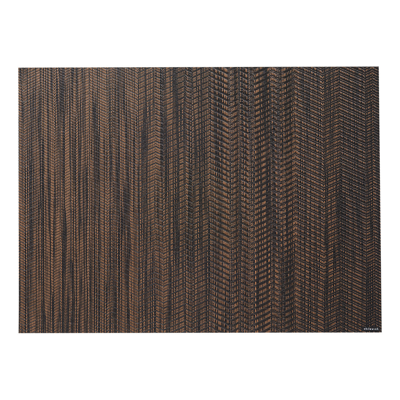Chilewich woven placemat with subtle texture and contemporary design, ideal for dining and tabletop decor.