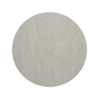 Round Woven Floor Mat in Light Neutral Beige and White