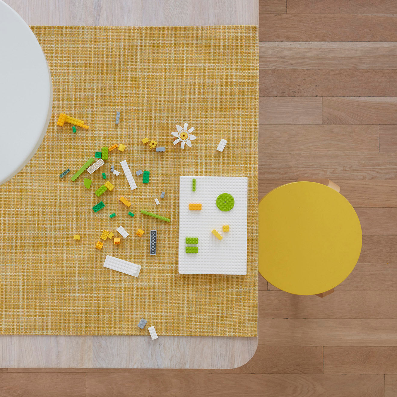 Mini Basketweave Placemats - Ochre