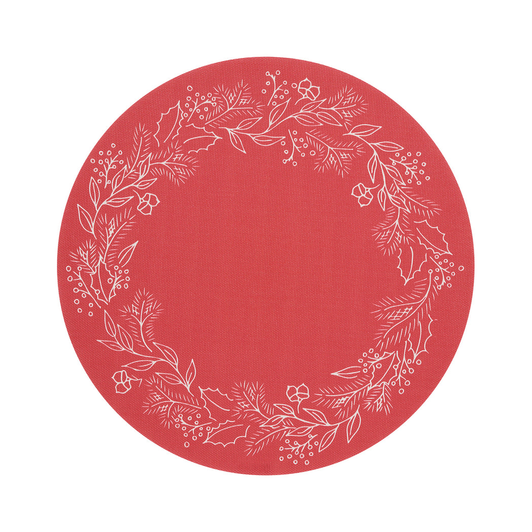Chilewich woven placemat with subtle texture and contemporary design, ideal for dining and tabletop decor.