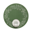 Chilewich woven placemat with subtle texture and contemporary design, ideal for dining and tabletop decor.