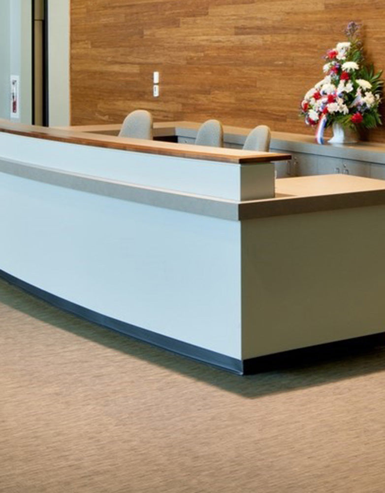 Detail image of Chilewich woven material showcasing texture, color, and pattern of the terrastrand yarn weave.