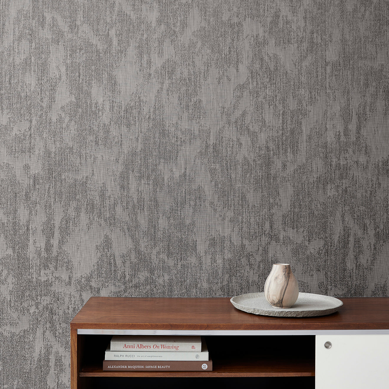 Detail image of Chilewich woven material showcasing texture, color, and pattern of the terrastrand yarn weave.