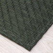 Chilewich woven floor mat in neutral woven terrastrand yarn, durable and stylish for modern living spaces.