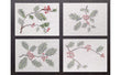 Multi Placemats in Light Neutral Beige Base with Pink, Red, Green and Brown