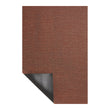 Chilewich woven floor mat in neutral woven terrastrand yarn, durable and stylish for modern living spaces.