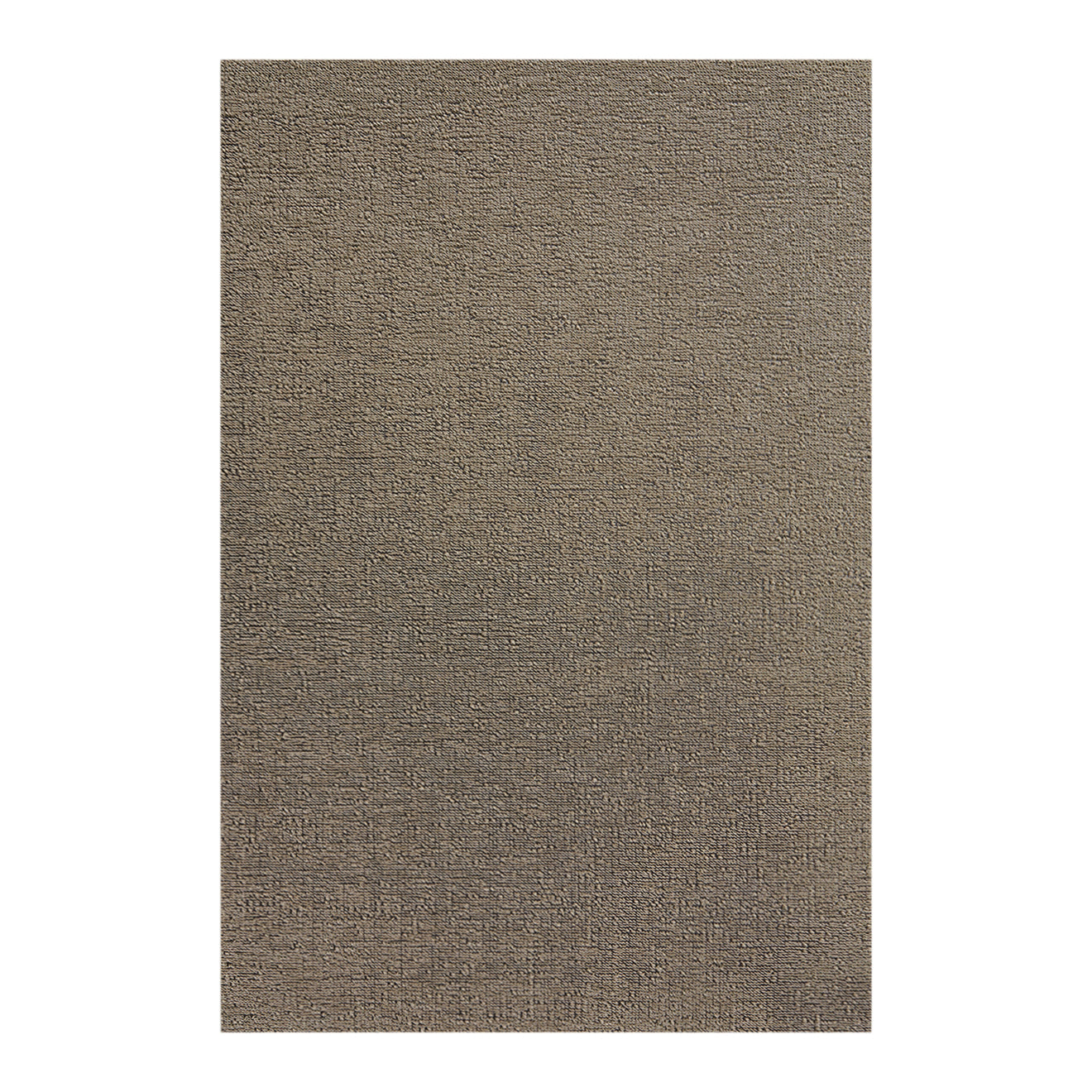 Rectangle Shag Mats in Midtone Neutral Beige with Light Neutral Beige 