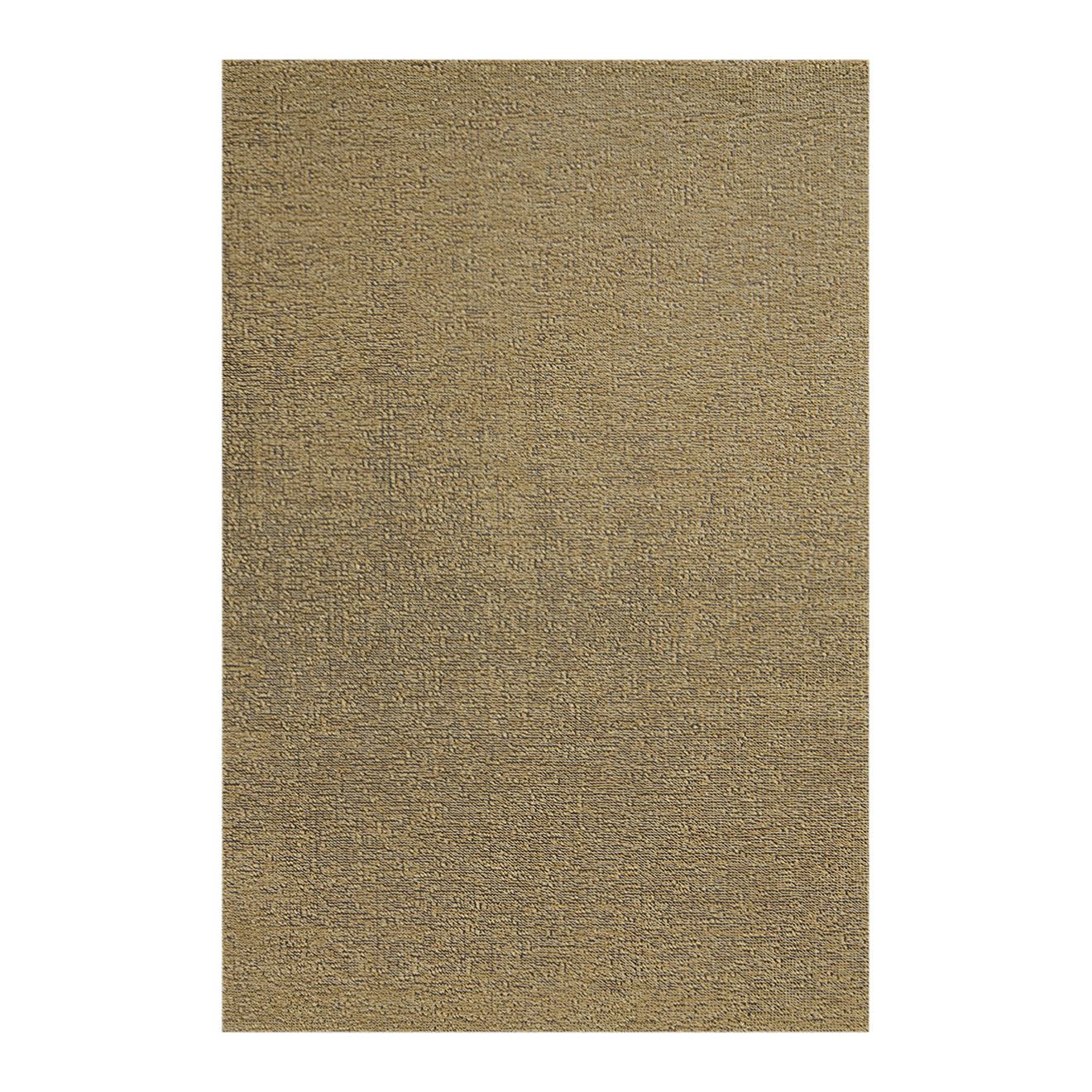 Rectangle Shag Mats in Muted Light Yellow with Light Neutral Beige