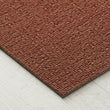Heathered Burnt Coral Detail