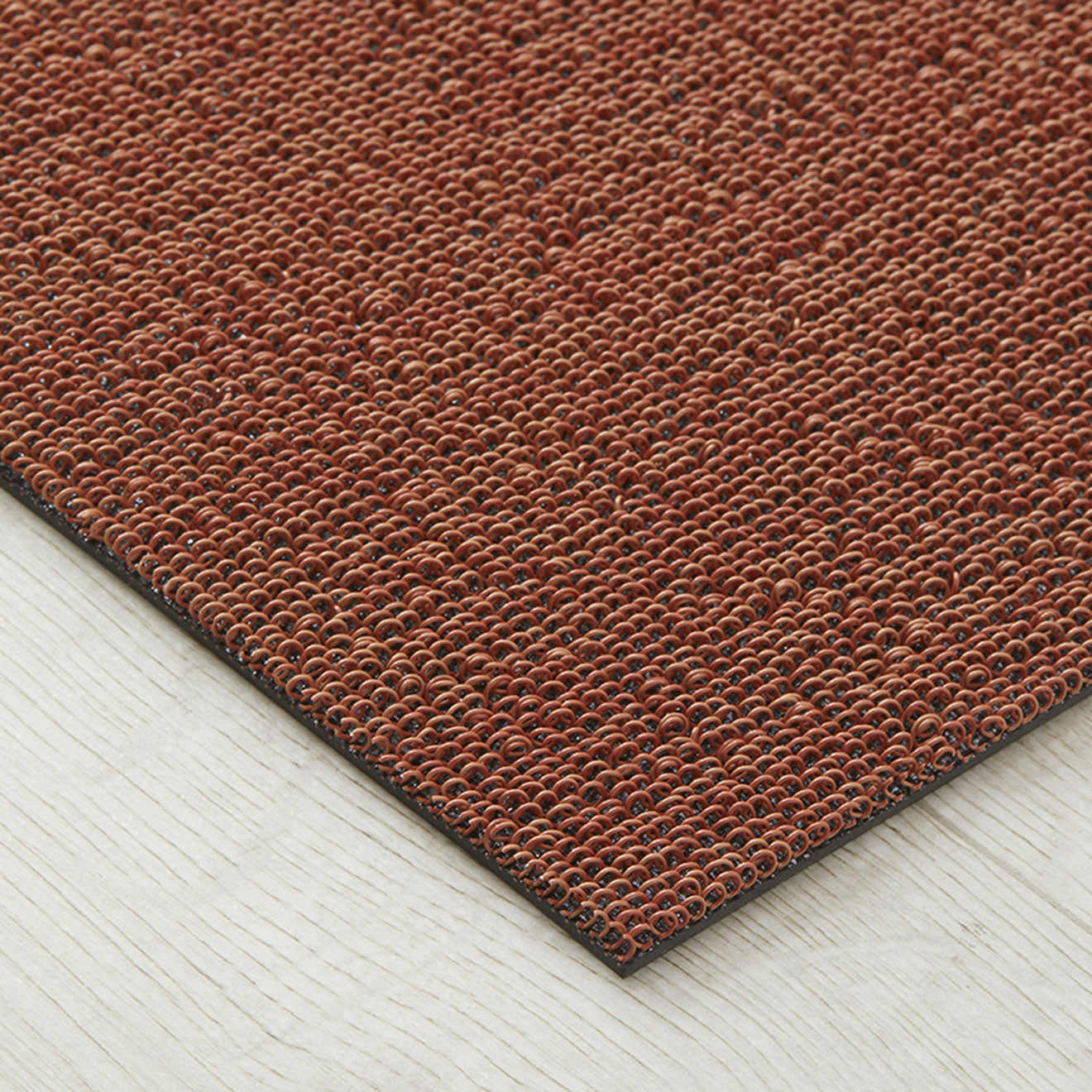 Heathered Burnt Coral Detail