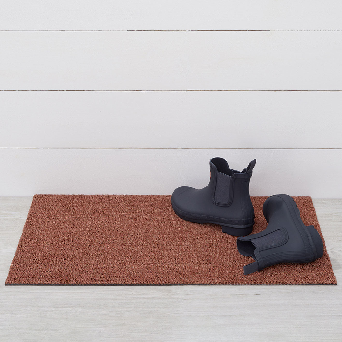 Heathered Shag Mats - Burnt Coral Doormat