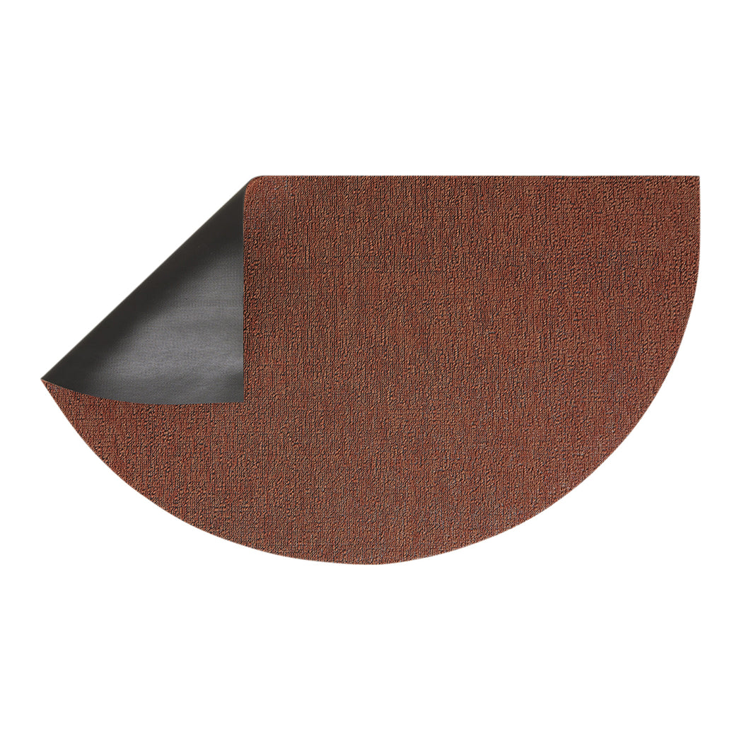 Heathered Shag Mats - Burnt Coral Welcome Mat