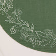 Detail image of Chilewich woven material showcasing texture, color, and pattern of the terrastrand yarn weave.