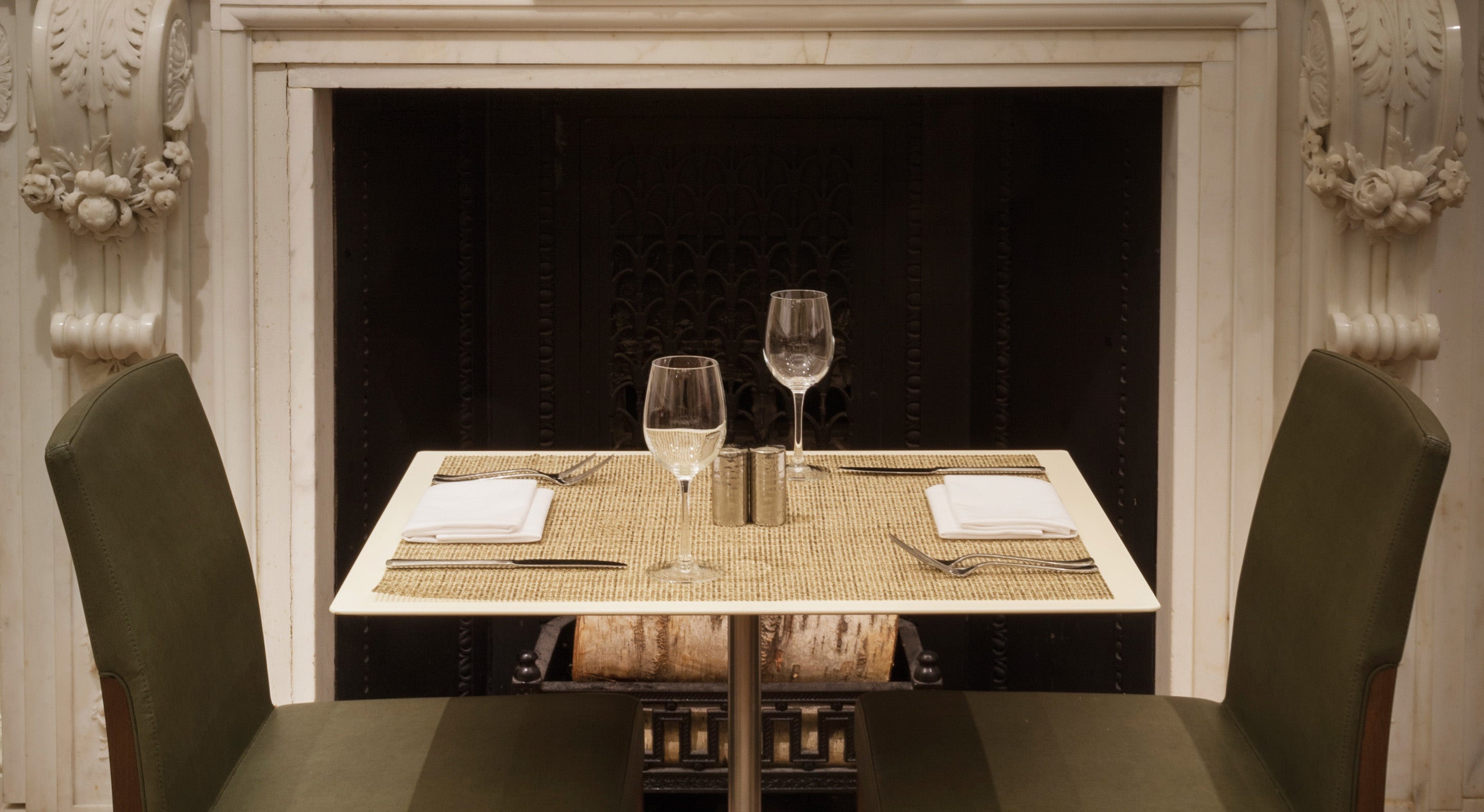 Detail image of Chilewich woven material showcasing texture, color, and pattern of the terrastrand yarn weave.