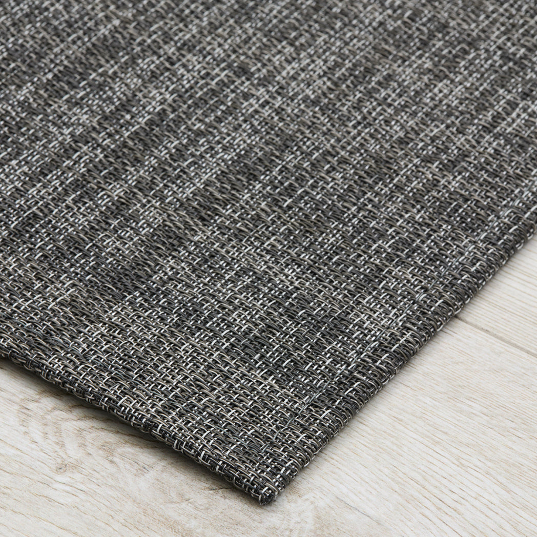 Detail image of Chilewich woven material showcasing texture, color, and pattern of the terrastrand yarn weave.