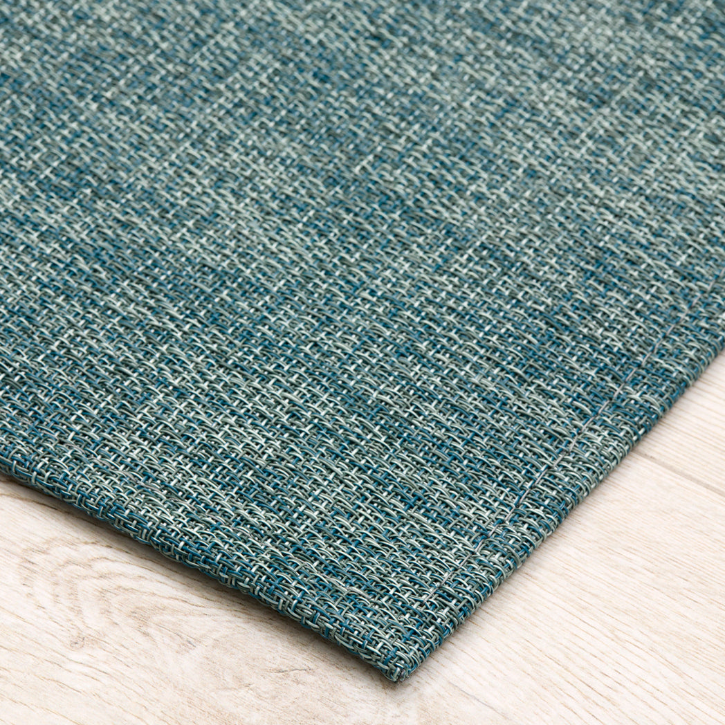 Detail image of Chilewich woven material showcasing texture, color, and pattern of the terrastrand yarn weave.