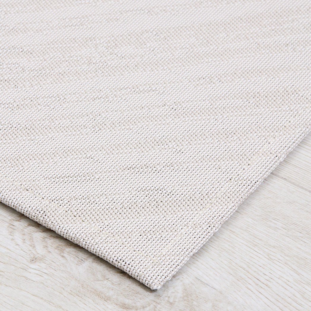 Detail image of Chilewich woven material showcasing texture, color, and pattern of the terrastrand yarn weave.